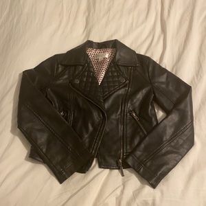 Kids leather jacket